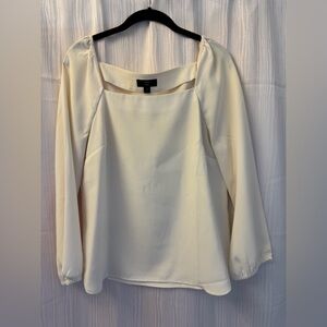 Elegant Cream Women's Top